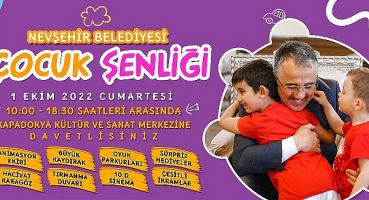 Çocuklar bu şenlik sizler için