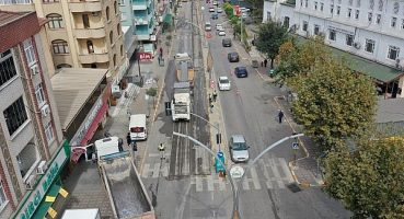 Darıca FSM Caddesinde yol onarımı