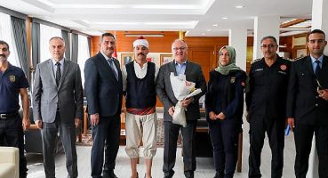 İtfaiye Personelinden Başkan Bilgin’e Ziyaret