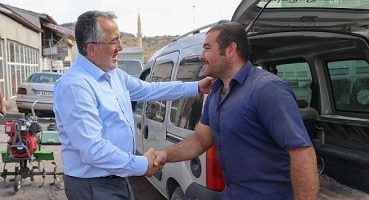 Nevşehir Belediye Başkanı Dr. Mehmet Savran, Yeni Sanayi Sitesi esnaflarını ziyaret etti