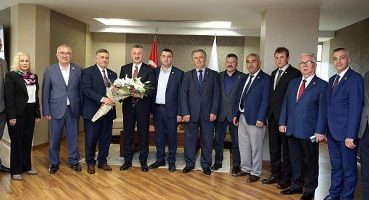 Başkan Büyükakın’a, ”19 Ekim Muhtarlar Günü” ziyareti