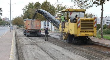 Darıca Atatürk Caddesi’nde hummalı üstyapı çalışması