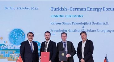 Kalyon Enerji ile Fraunhofer Enstitüsü güneş enerjisi teknolojileri için iş birliği yaptı