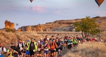 Kapadokya’nın büyülü atmosferinde patika koşusu