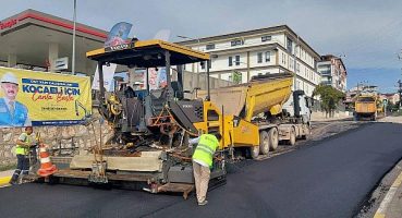 Körfez Abdülhamid Han Caddesi asfaltlandı