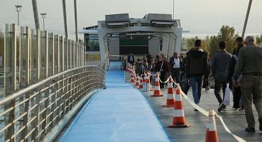 Mimar Sinan üstgeçidinde bisiklet yolu yapıldı