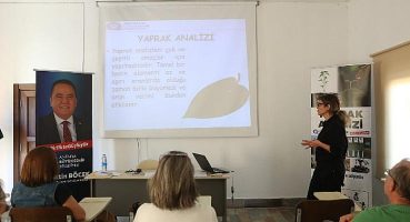 Antalya Büyükşehir’den toprak ve yaprak analizi eğitim
