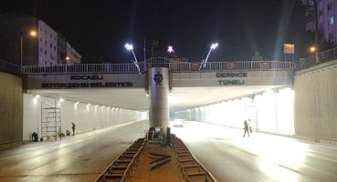 Derince Tüneli ışıl ışıl oldu