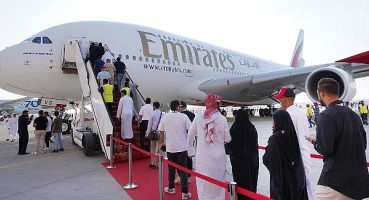 Emirates A380, Bahreyn Havacılık Fuarı’nda binlerce ziyaretçiyi ağırladı