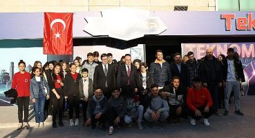 Kalecikten Geldiler TEKNOMER’i Gezdiler