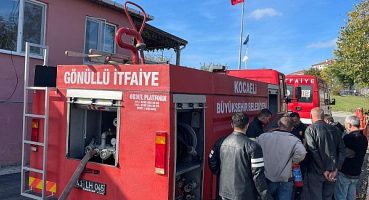 Kocaeli Büyükşehir’in gönüllü itfaiyecileri hazır kıta