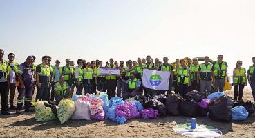 Mersin Uluslararası Limanı çalışanları geleneksel “Go Green” kampanyası kapsamında yarım ton atık topladı