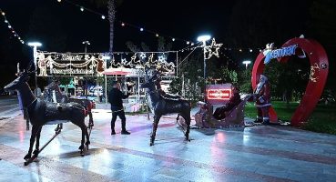 Kemer'de yılbaşı heyecanı başladı