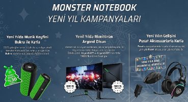 Monster'dan Hediyelik Ürünlerde Yılbaşına Özel Üçlü Kampanya