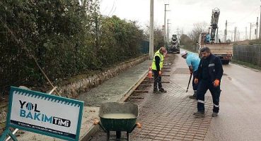 Yol Bakım Timiyle kaldırımlar daha güvenli