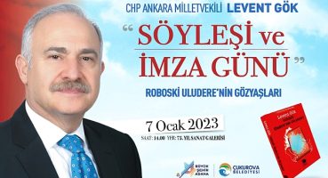CHP Ankara Milletvekili Levent Gök kitabını imzalayacak