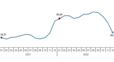 Yurt Dışı Üretici Fiyat Endeksi (YD-ÜFE) yıllık %50,98, aylık %4,00 arttı