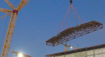 Akkuyu NGS'nin 1'inci Ünitesinin Türbin Binasındaki Çatının Montajı Tamamlandı