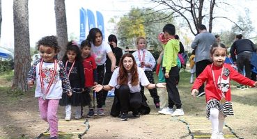 Zeytinpark çocuk sesleriyle renklendi