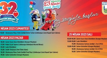 23 Nisan 32. Uluslararası Çocuk Şenliği'nde geri sayım!