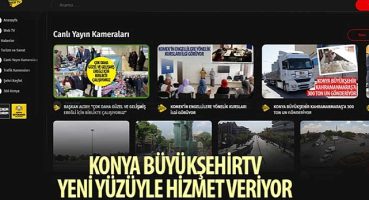 Konya BüyükşehirTV Yeni Yüzüyle Hizmet Veriyor