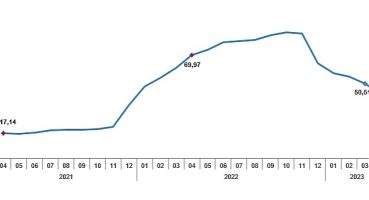 TÜİK: Tüketici fiyat endeksi (TÜFE) yıllık %43,68, aylık %2,39 oldu