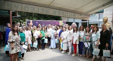 Nilsem kursiyerlerinin eserleri göz kamaştırdı