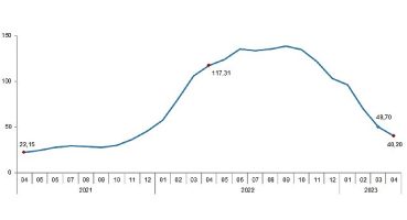Tarımsal girdi fiyat endeksi (Tarım-GFE) yıllık %40,20, aylık %0,63 arttı