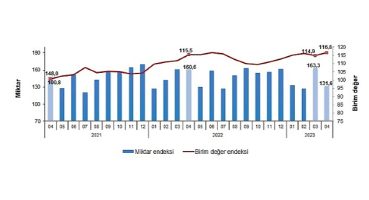 TÜİK: İhracat birim değer endeksi %1,1 arttı