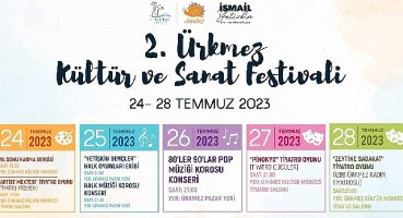 Ürkmez'de festival zamanı