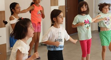 Çankayalı çocuklar dans ederek gelişiyor 