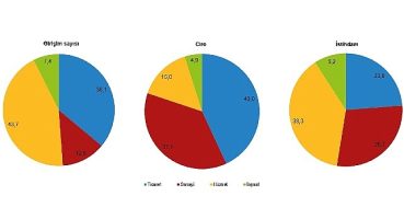 Girişim sayısı ve istihdamda en yüksek payı hizmet sektörü oluşturdu