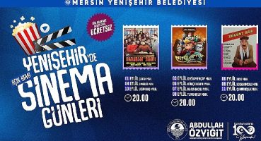 Yenişehir Belediyesi kırsal mahallelere açık hava sineması kuruyor