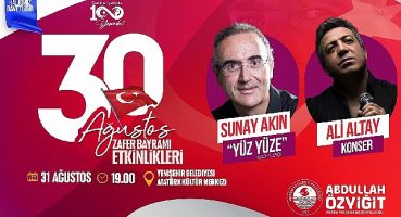 Yenişehir Belediyesi, Sunay Akın ve Ali Altay'ı Mersinlilerle buluşturuyor