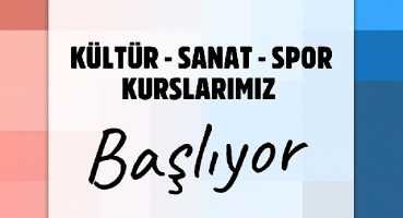 Gaziemir'de kültür, sanat ve spor kurslarına kayıtlar başladı