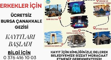 Ilgaz Belediyesi Kültür Gezileri erkeklere yönelik olarak devam ediyor