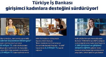 İş Bankası'nın Girişimci Kadınlara Desteği Sürüyor