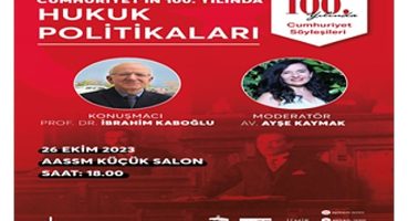 Cumhuriyet söyleşilerinin ilk konuğu Prof. Kaboğlu