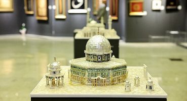 Kuveyt Türk'ten 'Gelenekten Gelenler' sedef-metal-ahşap naht oygu sergisi