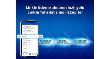 Cep telefonlarını POS cihazına dönüştüren Linkle Tahsilat hizmeti İşCep'te