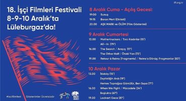 18 İşçi Filmleri Festivali LYSA'da