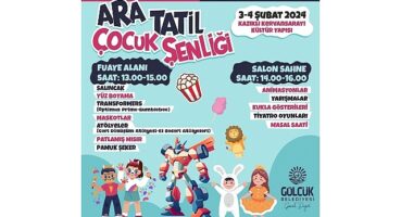 Haydi çocuklar ara tatil şenliğine