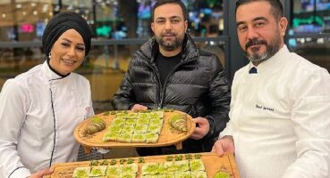 Masterchef şampiyonu Esra Tokelli, Katmerci Dayı'da katmer yaptı
