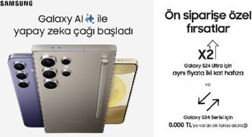 Samsung Galaxy S24 akıllı telefonlar Vodafone Flex ile satışa sunuldu