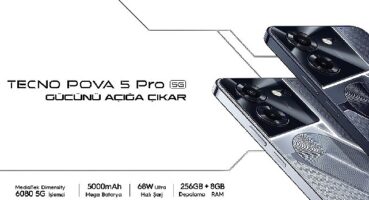 TECNO POVA 5 Serisi Türkiye'de Satışa Sunuldu