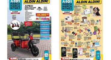 A101 8 Şubat'ta Elektrikli Moped ve Evcil Hayvan Ürünleri Satacak