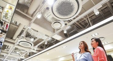 Modern tasarımı ile çeşitli mimarilere uygun Samsung 360 Kaset Klima ile estetik ve konfor bir arada