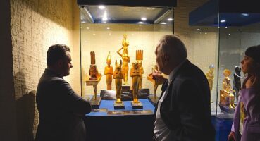 Olağanüstü bir Antik Mısır deneyimi sunan 'Tutankhamun, Çocuk Firavunun Hazineleri' sergisi Ankara'da açıldı