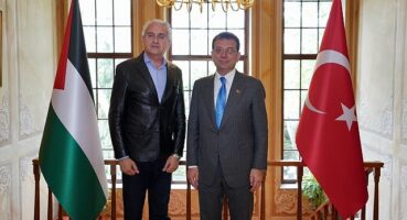Ekrem İmamoğlu, Ramallah Belediye Başkanı Issa Raja Kassis’i misafir etti