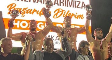 Kemer Belediye güreşçisi ikinci oldu